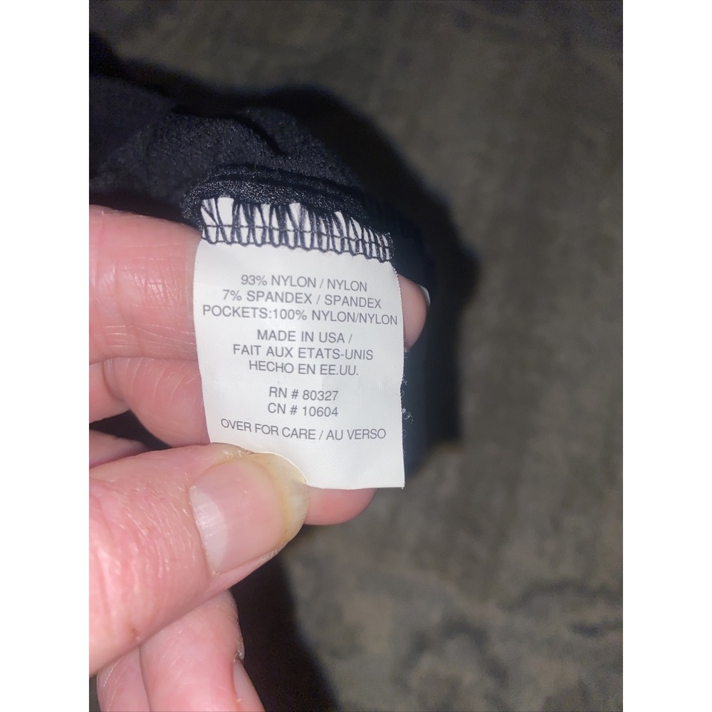 PEARL IZUMI TECHNICAL WEAR Athletic SHORTS Women S 8 Black Zip Pockets elastic - Picture 5 of 7